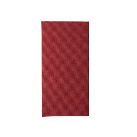 Serviette papier bordeau 2 plis 40*40 1/8