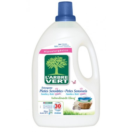 L'ARBRE-VERT - Lessive Liquide Peaux Sensibles - 6x2000ml