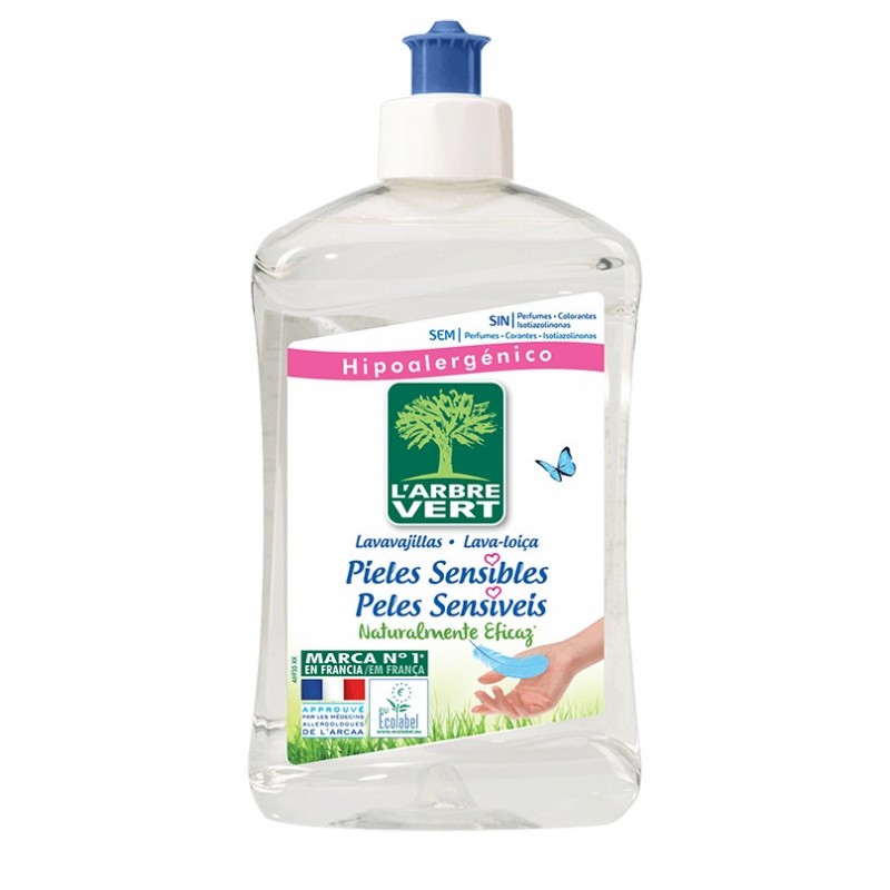 L'ARBRE-VERT - Lave-Vaisselles Peaux Sensibles - 12x500ml