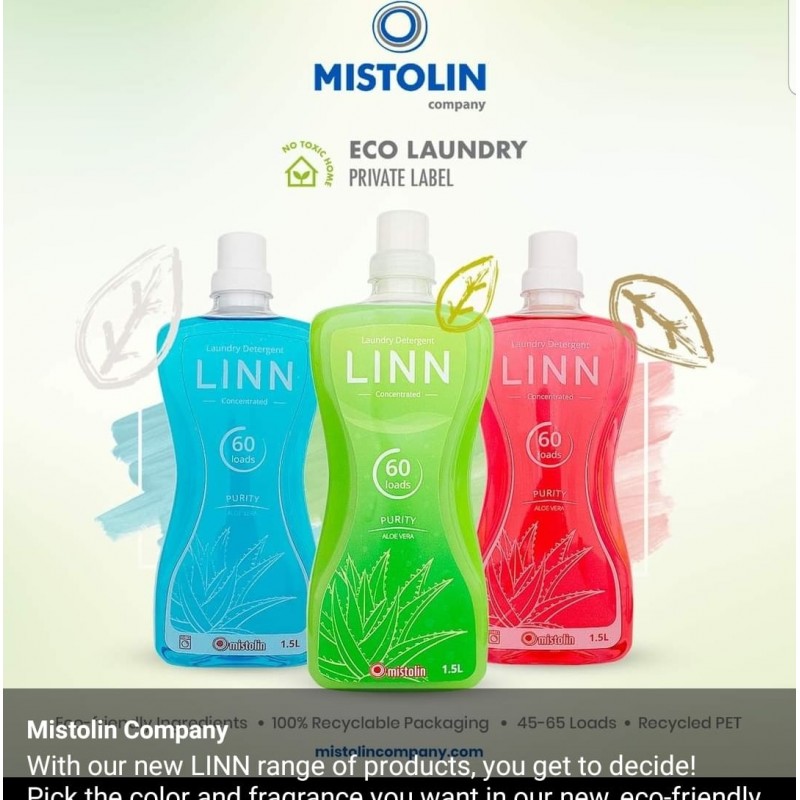 Lessive Laundry aloé vera 1,5lts Mistolin