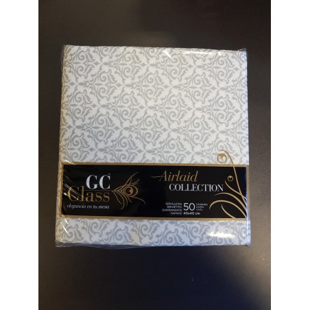 Serviette 1C Gc CLASS 40x40 Siena Gris