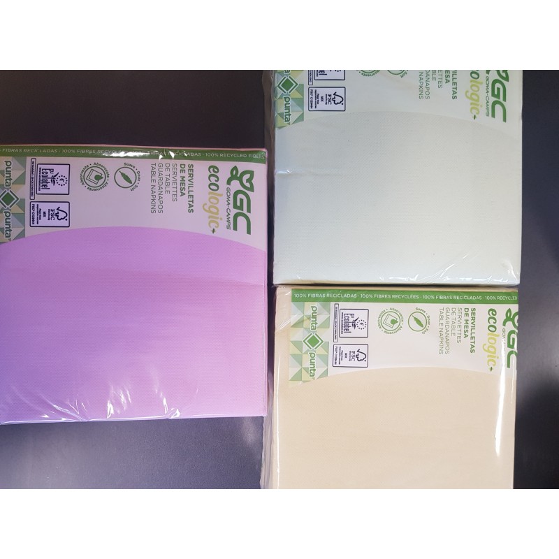 Serviette 2C Gc Ecologic 40x40 P&P