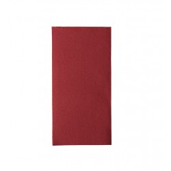 Serviette papier bordeau 2 plis 40*40 1/8