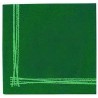 Serviette 2C Gc 40x40  P&P ToKyo vert frontiere blanc