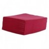 Serviette papier couleur bordeau 2 plis 40*40