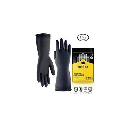 Gant industriel en latex noir L  12 paires