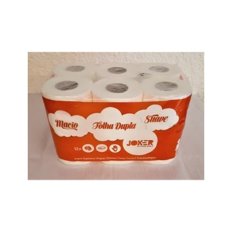 Papier Hygiénique 12 rouleaux 2 plis, 36 mètres