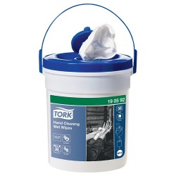 Tork Wet Wipes - Lingettes nettoyantes pour les mains - Blanc