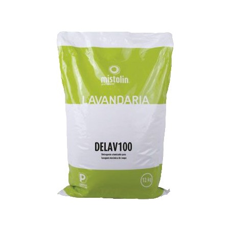 Delav-100 - Mistolin Lessive en Poudre Atomisée pour Machine à Laver - 12kg