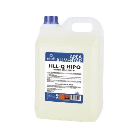 HLL-Q Hipo - Mistolin Détergent à alcanité élevée - Action blanchissante à base de chlore 10Lt