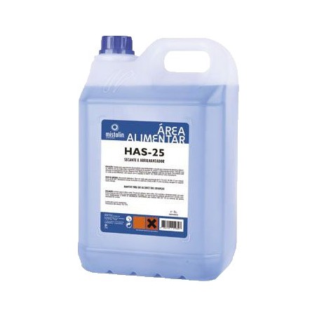 HAS-25 - Mistolin Complément - Machine Vaisselle - Rinçage et Séchage 20Lt
