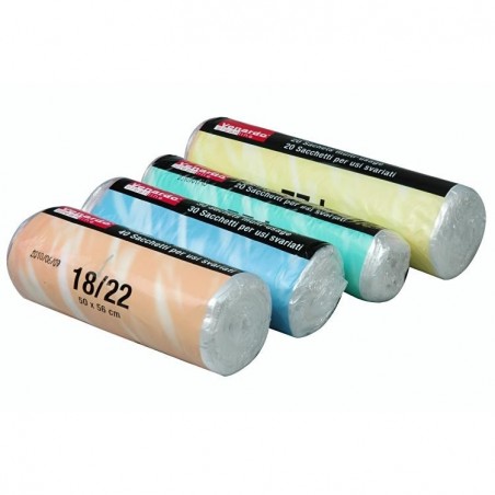 Sachets multi-usages Venardo HDPE - sans OKS - 18/22 litres - Epaisseur 7my
